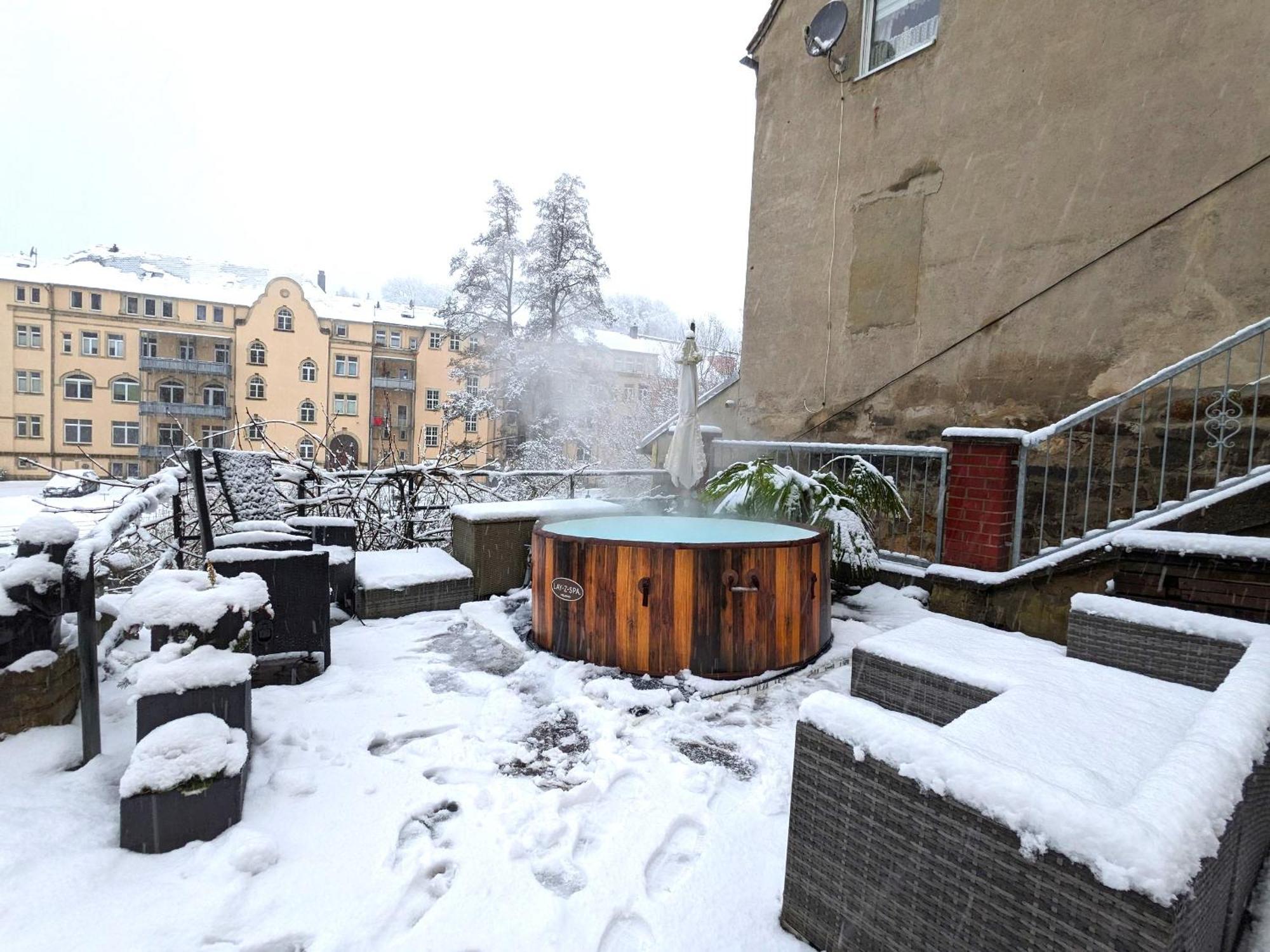 F1 - Urlaubsmagie - Helle Wohnung Mit Sauna & Pool & Whirlpool Зебниц Экстерьер фото