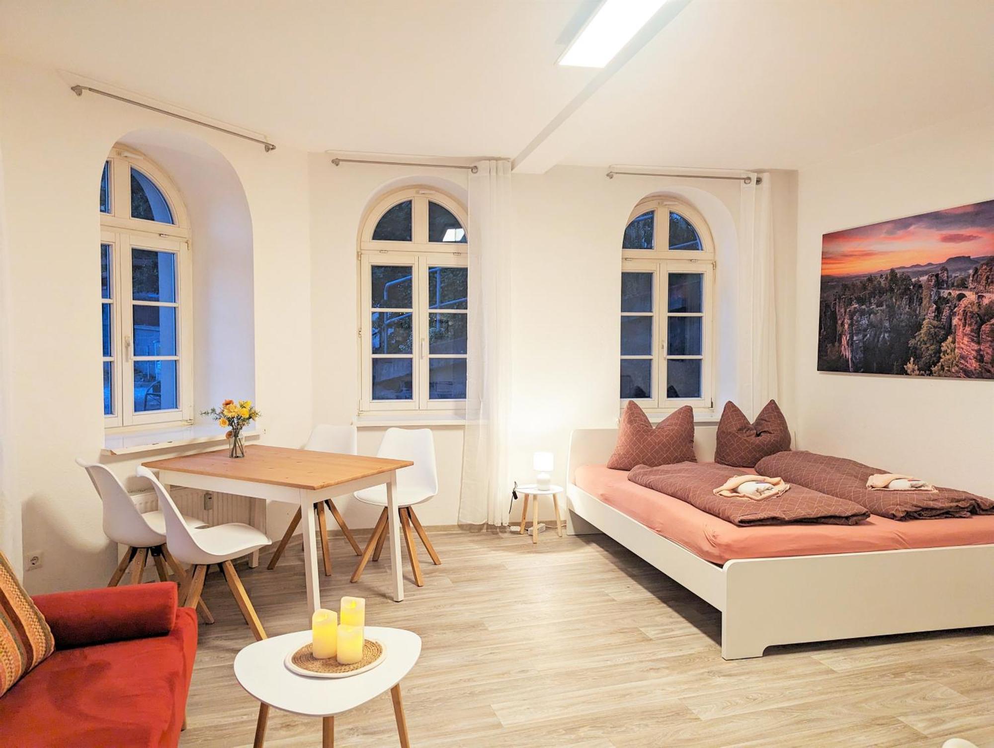 F1 - Urlaubsmagie - Helle Wohnung Mit Sauna & Pool & Whirlpool Зебниц Экстерьер фото